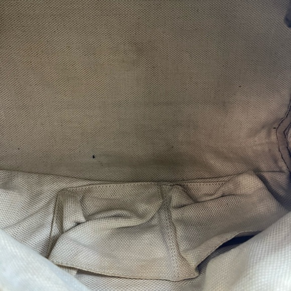 Gucci Pebbled Leather Double Handle Boston Soho Handbag w/ Tassel Accents Taupe - Picture 9 of 11